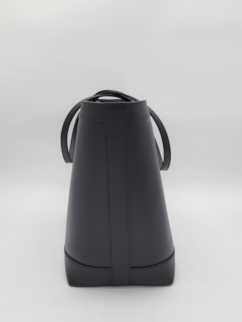 Burberry Medium Grainy Black Leather Tote Bag-NWT - Picture 4 of 11